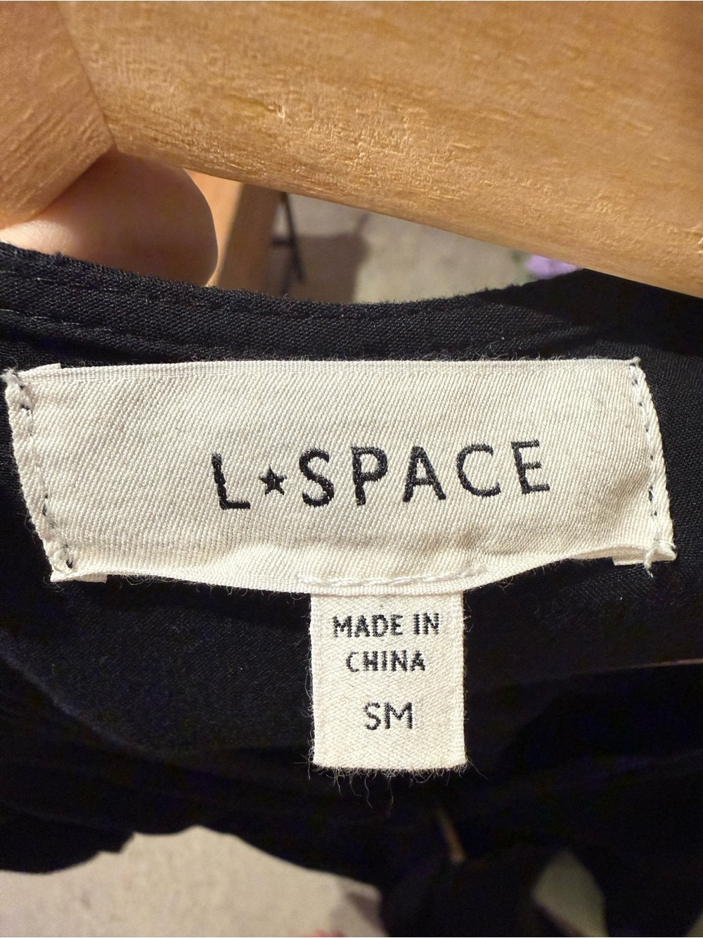 l*space Black Long Sleeve Cutout Maxi Dress with Ring Detail - Picture 3 of 4